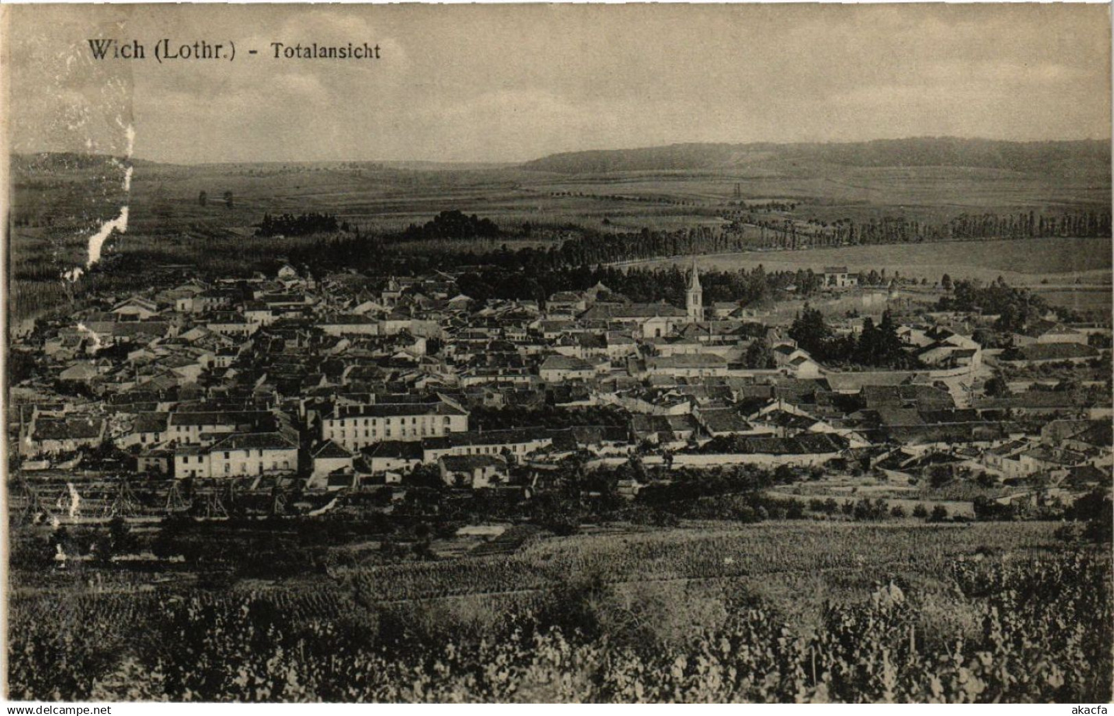 CPA AK VIC-sur-SEILLE - VIC a. d. SEILLE - WICH - Vue générale (387839)