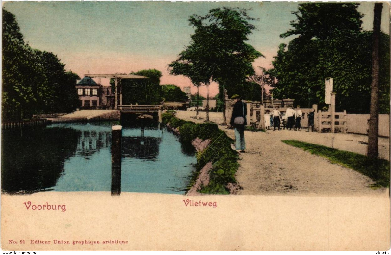 CPA AK VOORBURG Vlietweg NETHERLANDS (605003)