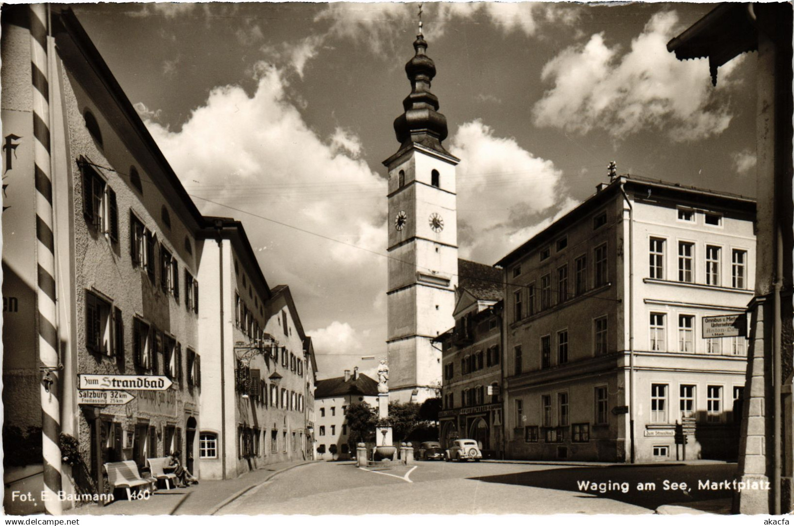 CPA AK WAGING AM SEE Marktplatz GERMANY (1419089)