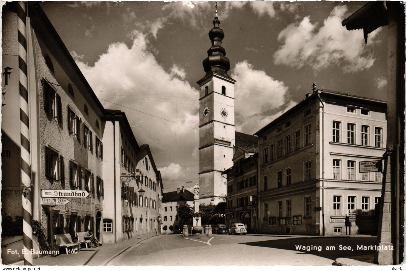CPA AK WAGING AM SEE Marktplatz GERMANY (1419136)
