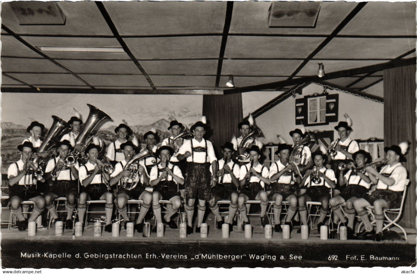 CPA AK WAGING AM SEE Musik-Kapelle - Musicians GERMANY (1419094)