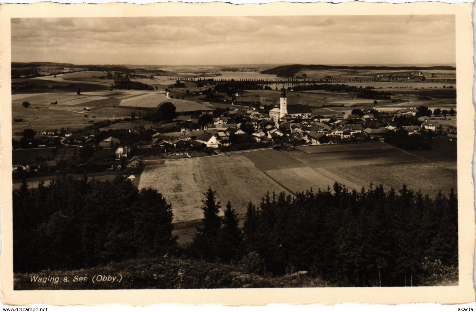 CPA AK WAGING AM SEE Panorama GERMANY (1419169)