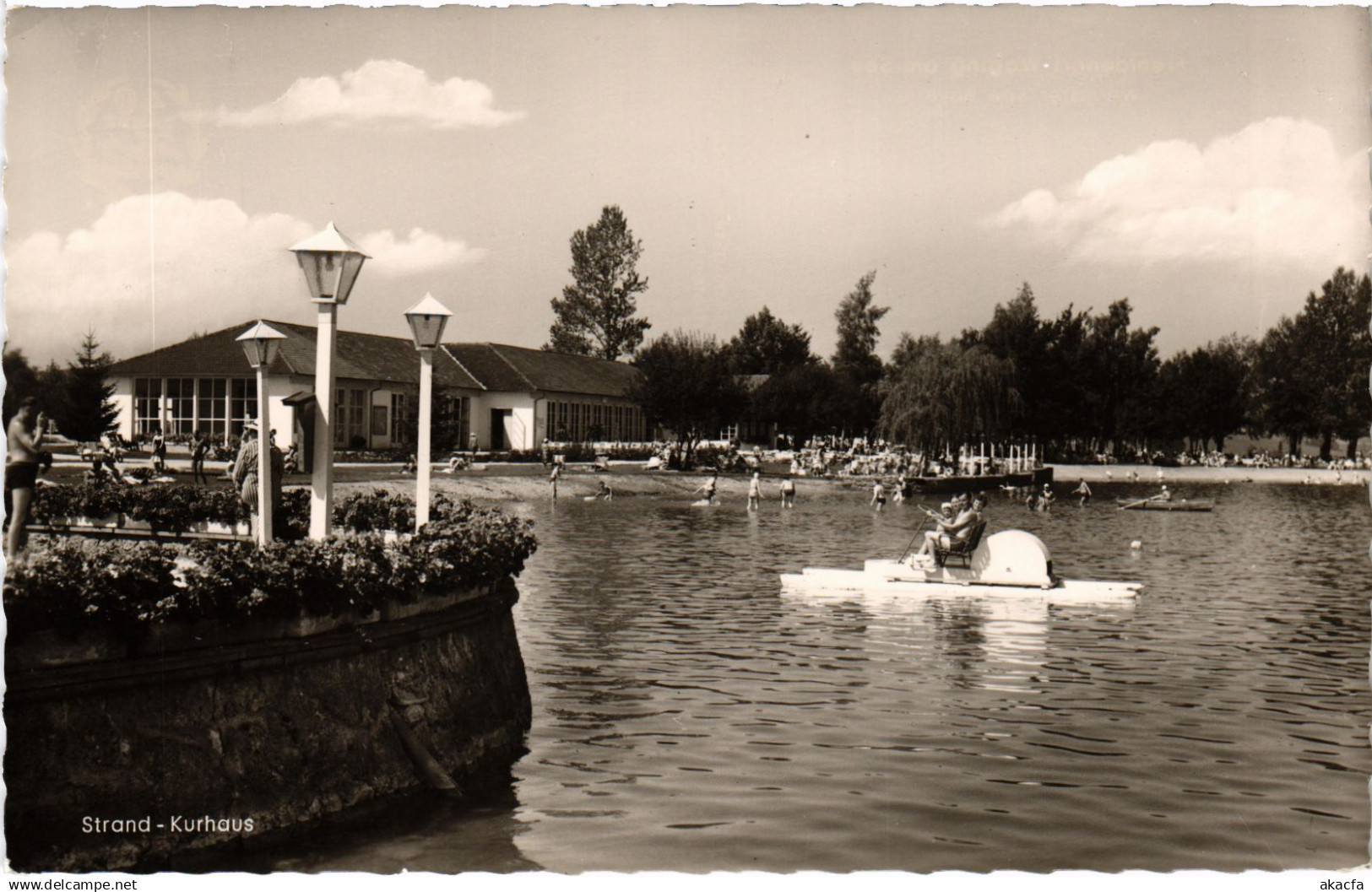 CPA AK WAGING AM SEE Strand - Kurhaus GERMANY (1419082)
