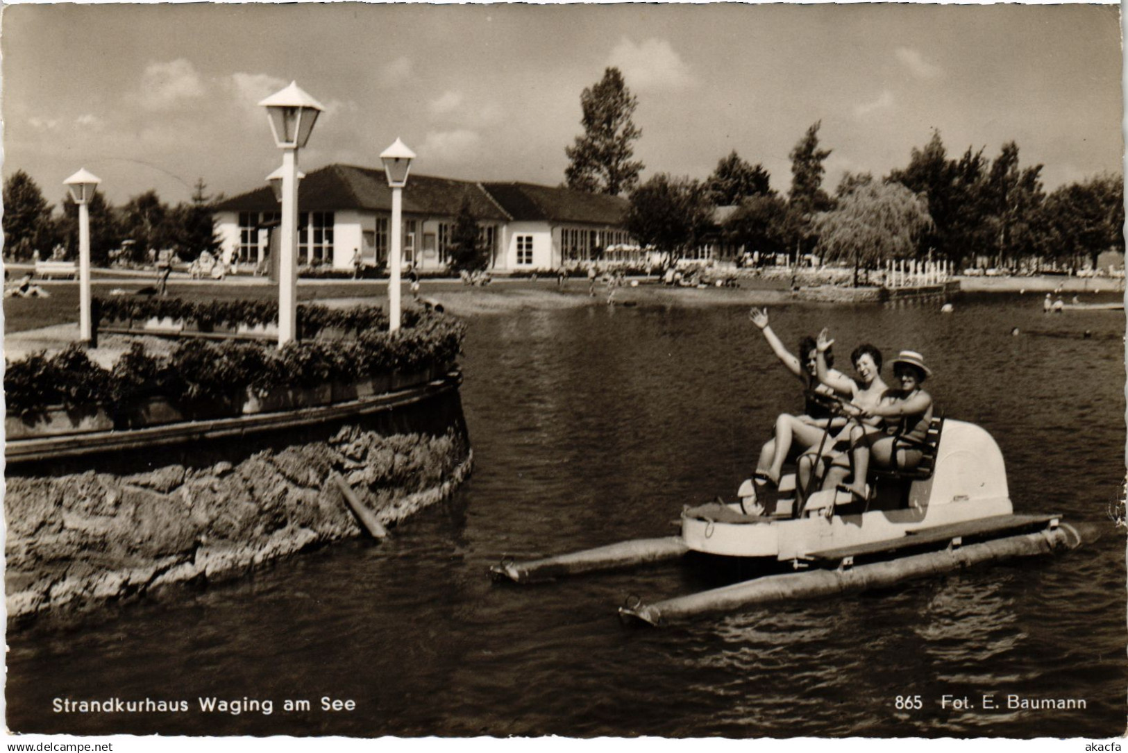 CPA AK WAGING AM SEE Strand-Kurhaus GERMANY (1419106)