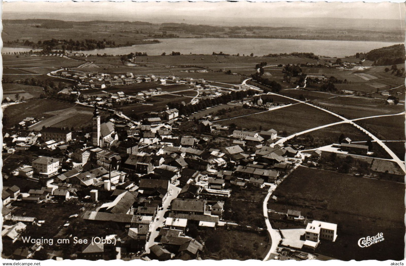 CPA AK WAGING AM SEE Totalansicht GERMANY (1419092)