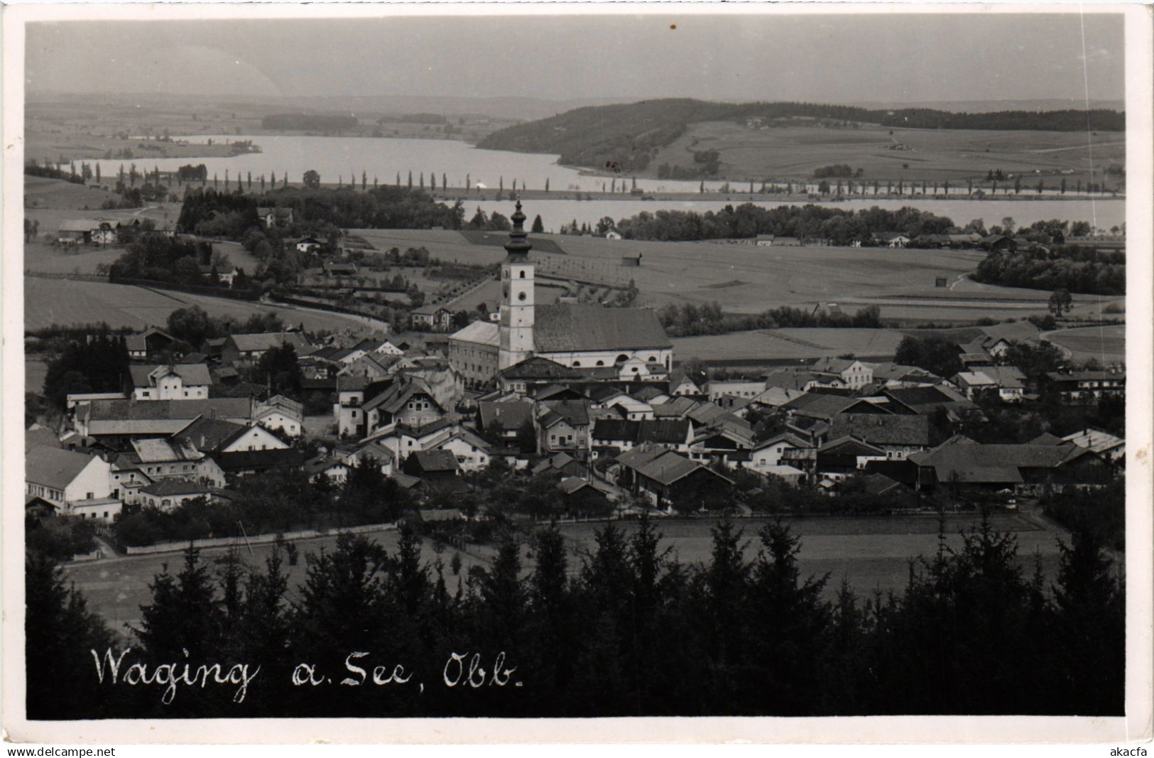 CPA AK WAGING AM SEE Totalansicht GERMANY (1419111)