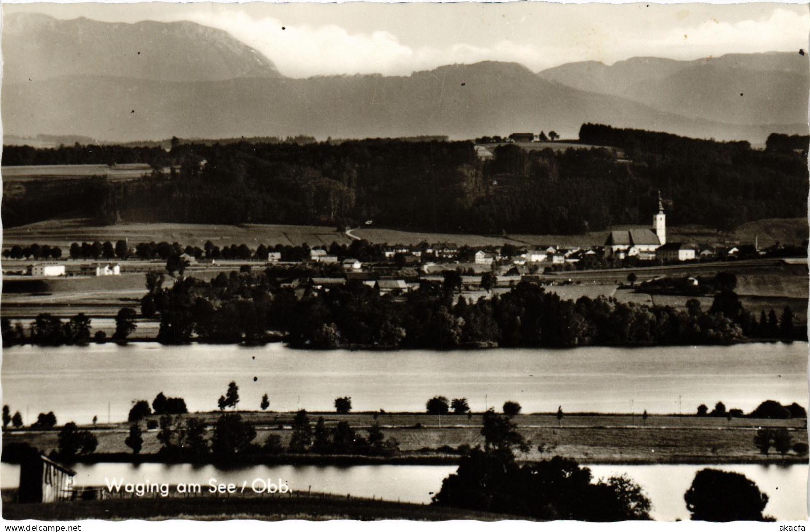 CPA AK WAGING AM SEE Totalansicht GERMANY (1419141)