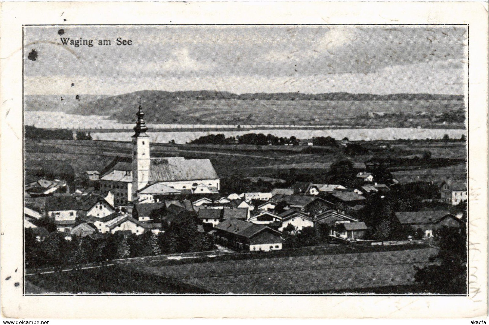 CPA AK WAGING AM SEE Totalansicht GERMANY (1419150)