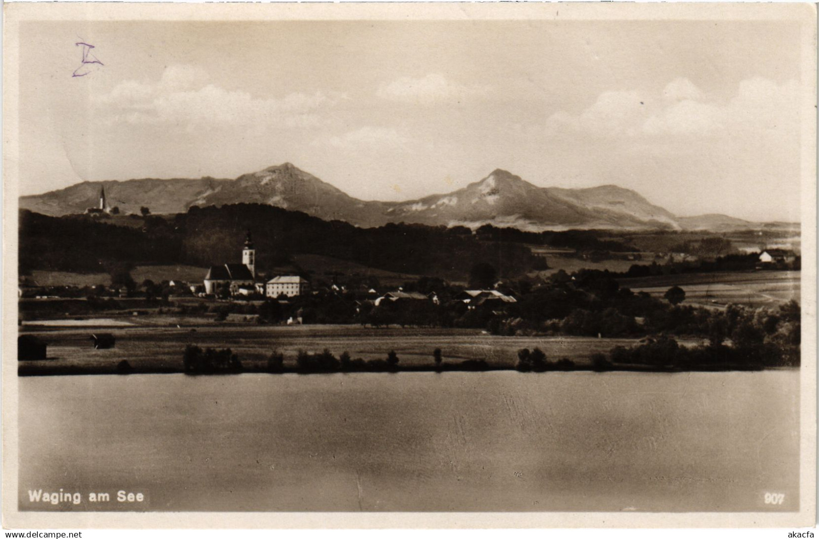 CPA AK WAGING AM SEE Totalansicht GERMANY (1419171)