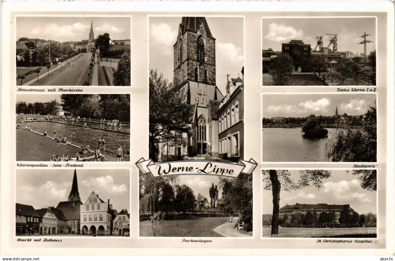 CPA AK WERNE-LIPPE TOWN SCENES GERMANY (1435978)
