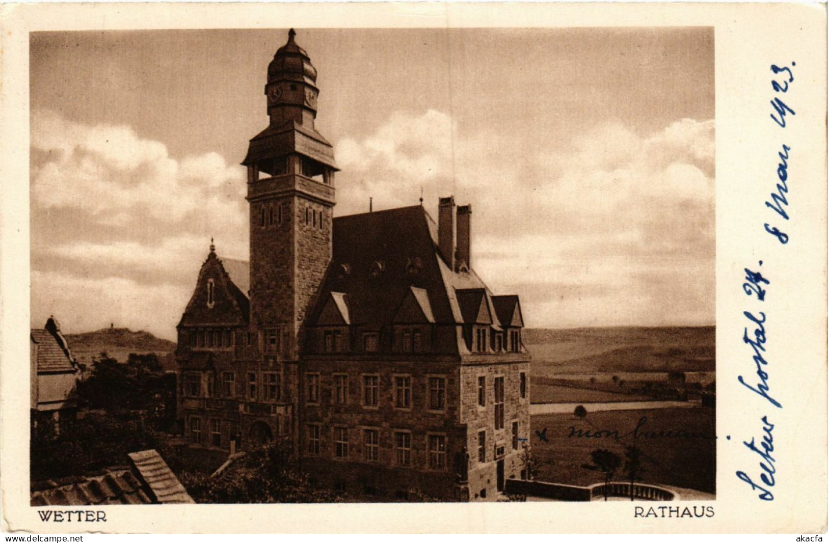 CPA AK Wetter -Rathaus GERMANY (858008)