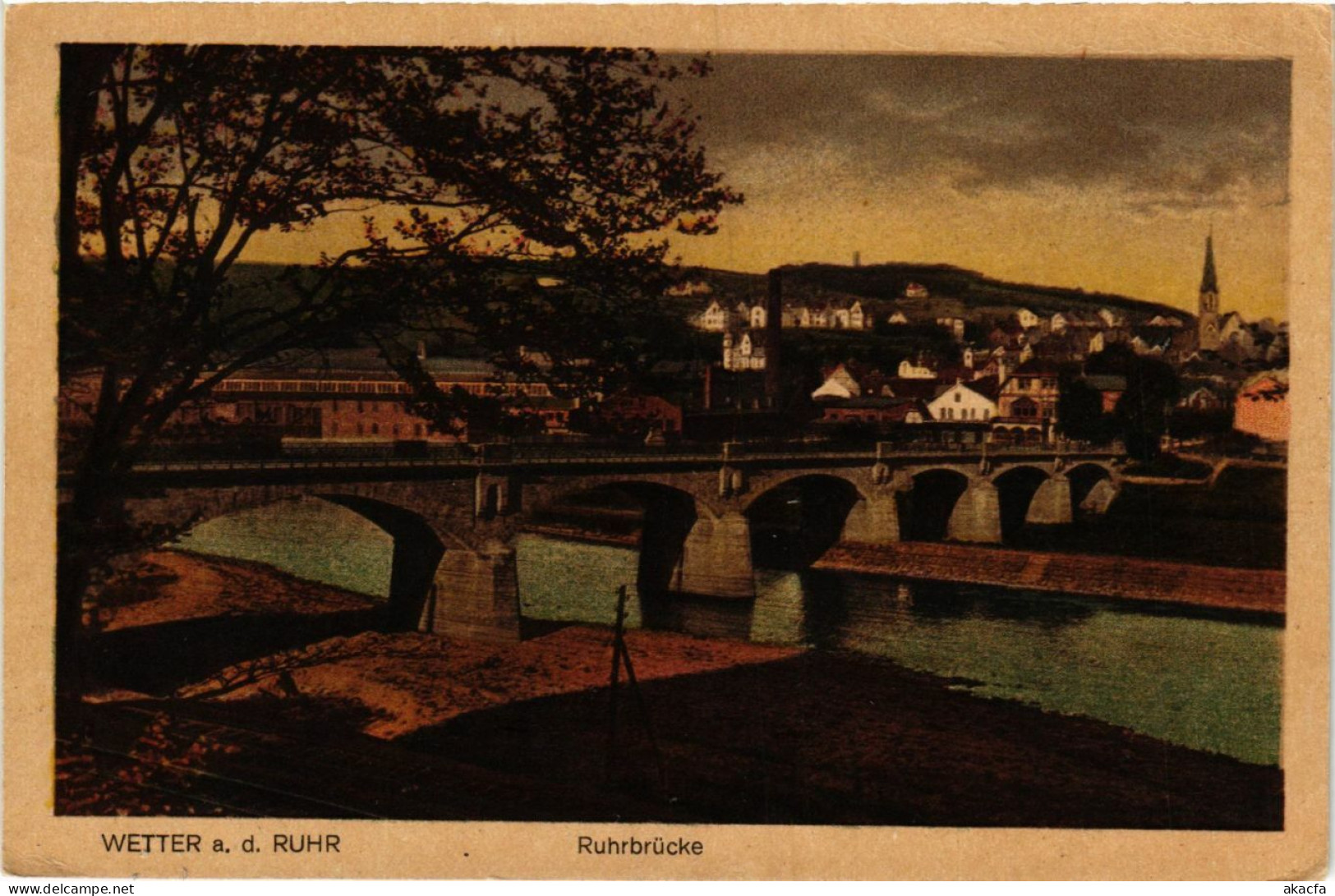 CPA AK Wetter -Ruhrbrucke GERMANY (858010)