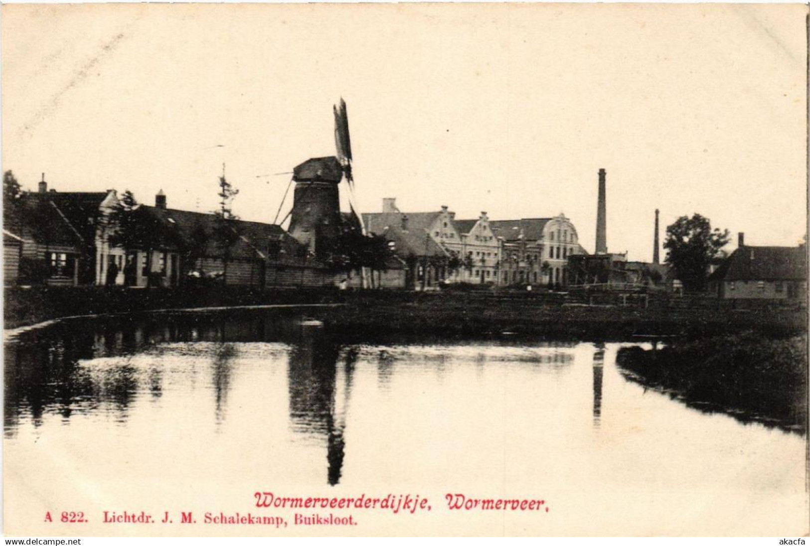 CPA AK WORMERVEER Wormeerveerderdijkje NETHERLANDS (603643)