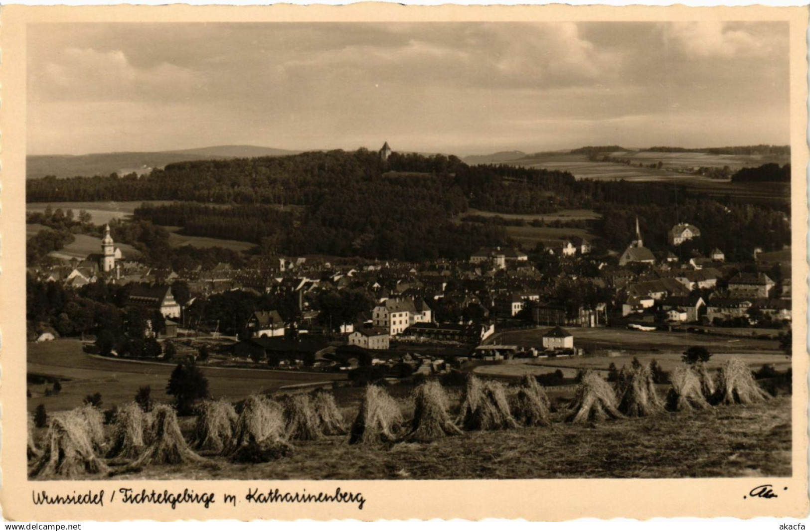 CPA AK Wunsiedel - Wunsiedel mit Katharinenberg GERMANY (964537)