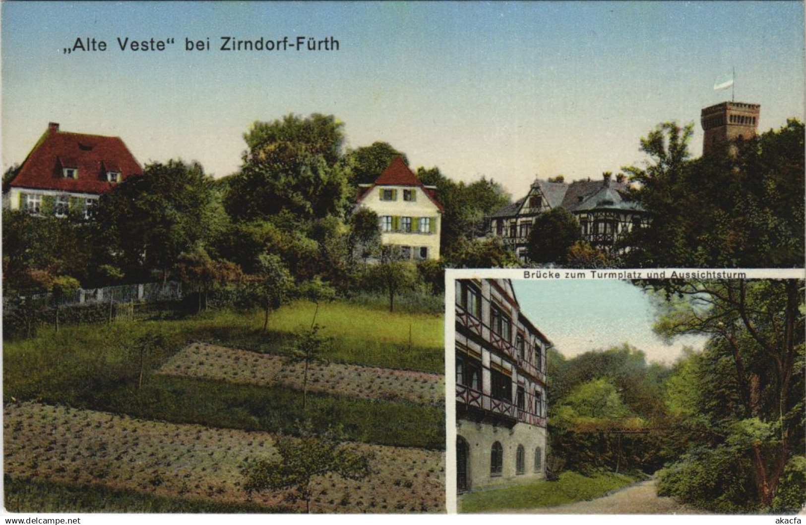 CPA AK ZIRNDORF Alte Veste GERMANY (989849)