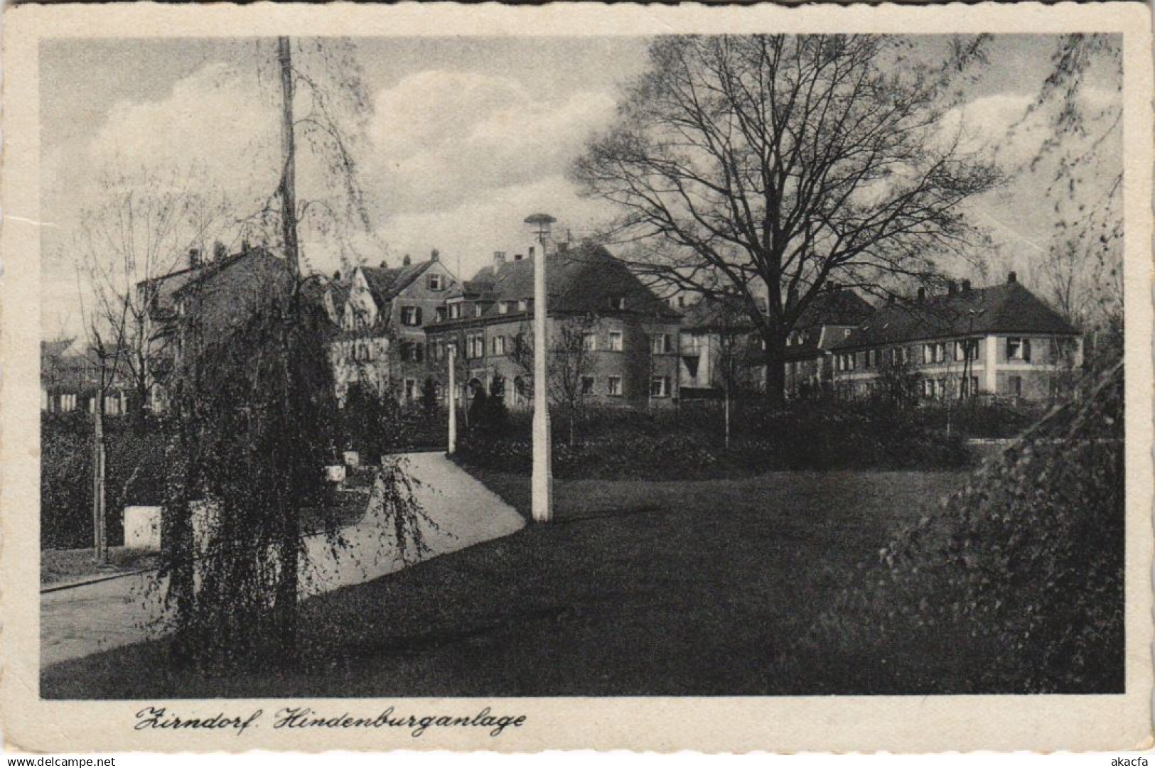 CPA AK ZIRNDORF Hindenburganlage GERMANY (989848)