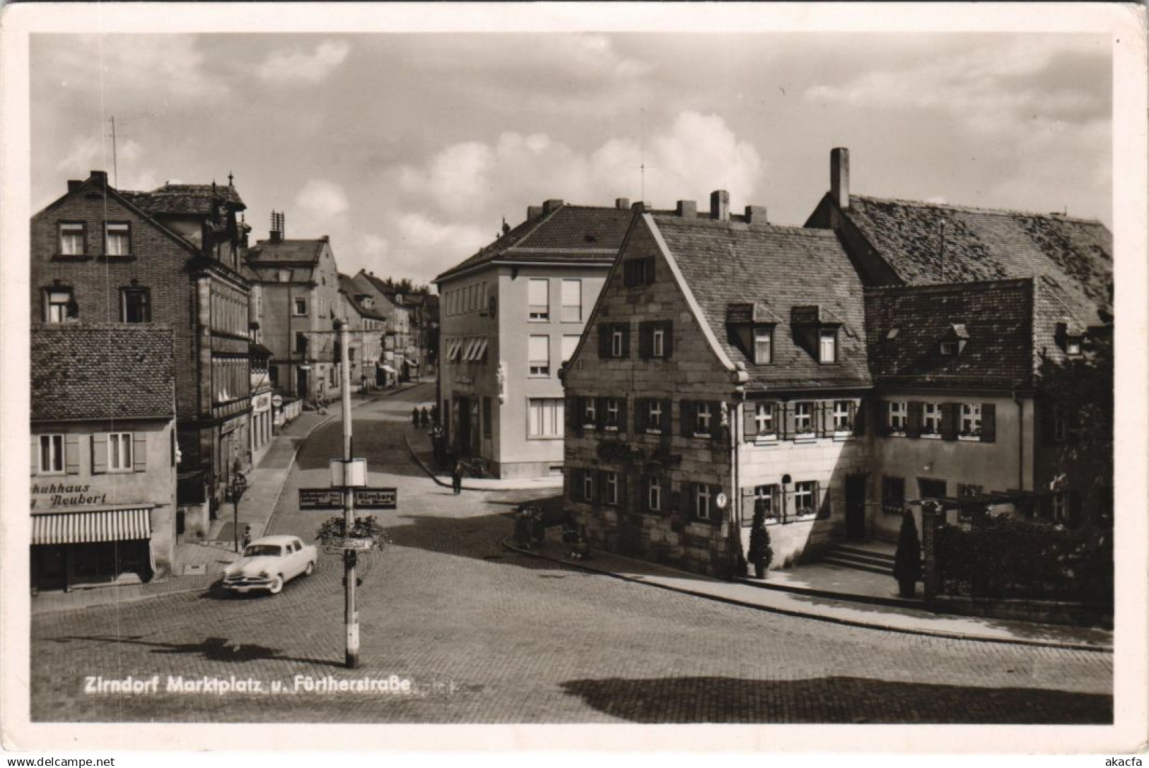 CPA AK ZIRNDORF Marktplatz GERMANY (989834)