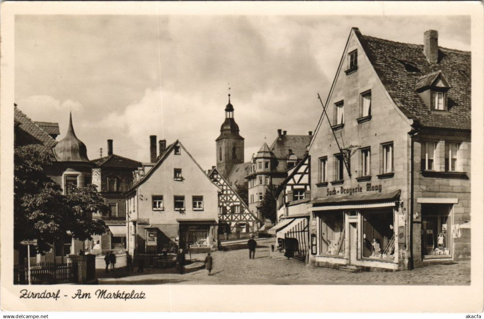 CPA AK ZIRNDORF Marktplatz GERMANY (989855)