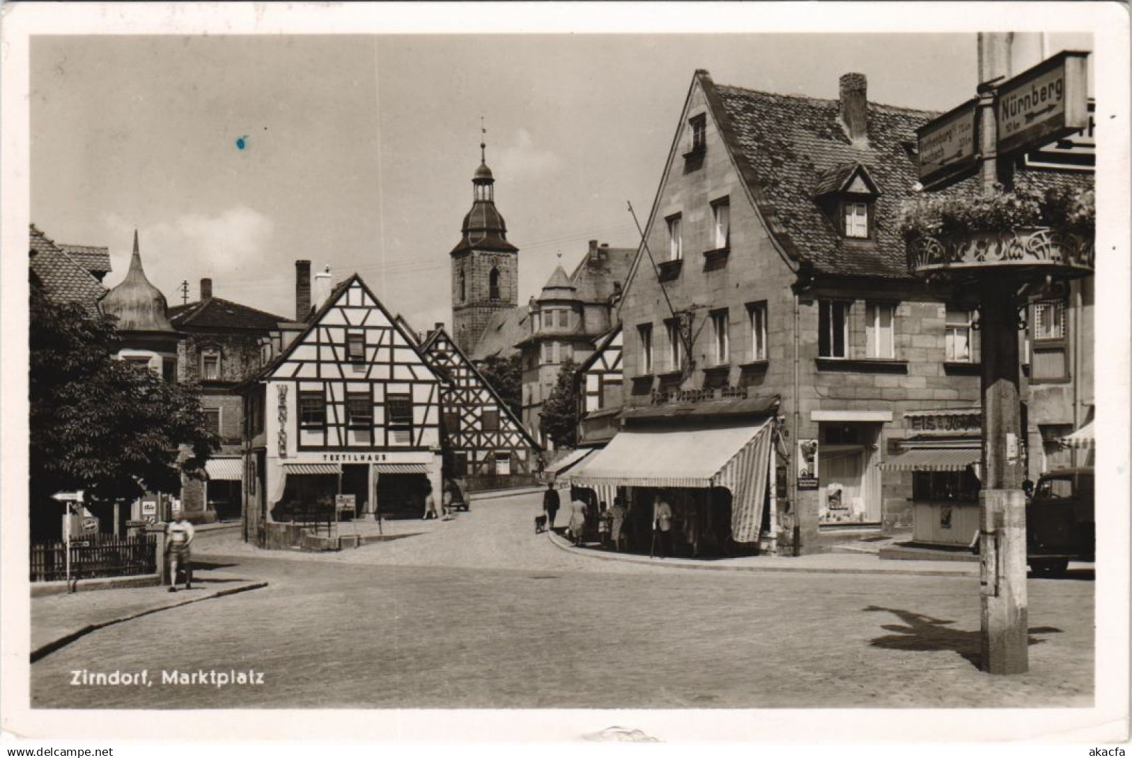 CPA AK ZIRNDORF Marktplatz GERMANY (989856)