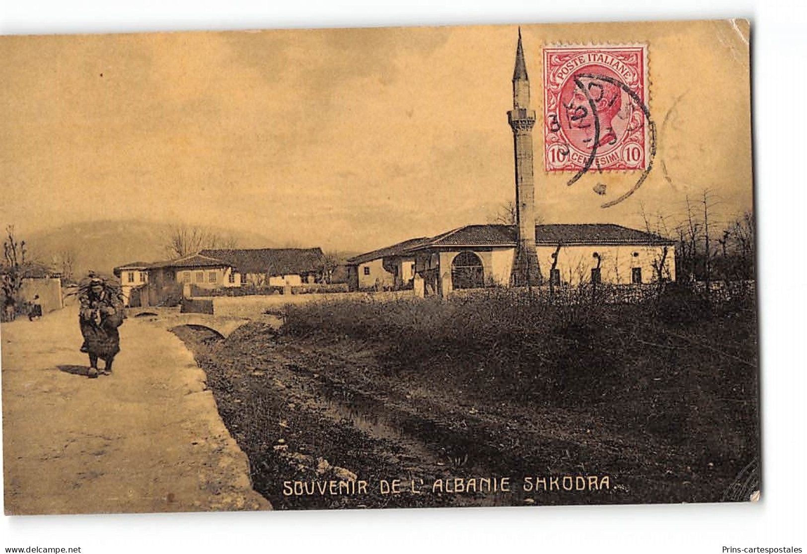 CPA Albanie Souvenir de l'Albanie Shkodra