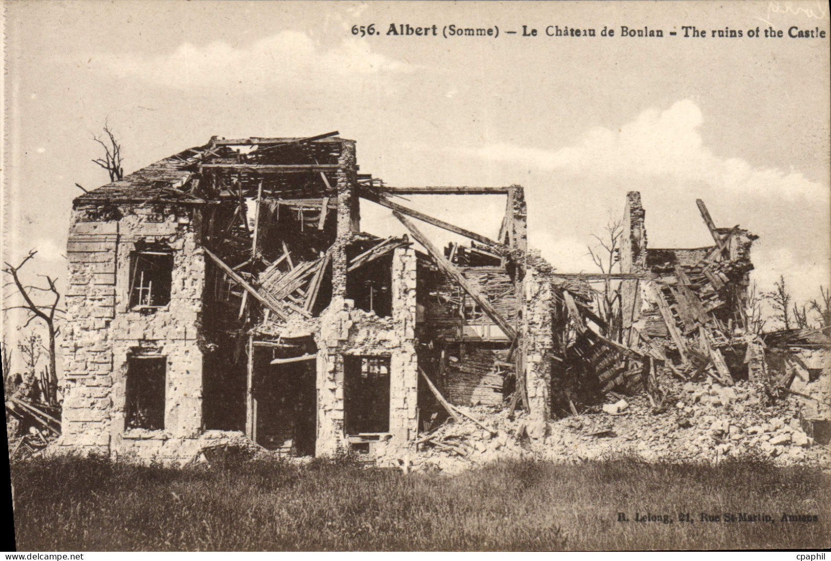 CPA Albert Le Chateau De Boulan