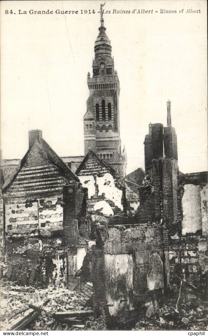 CPA Albert Les ruines