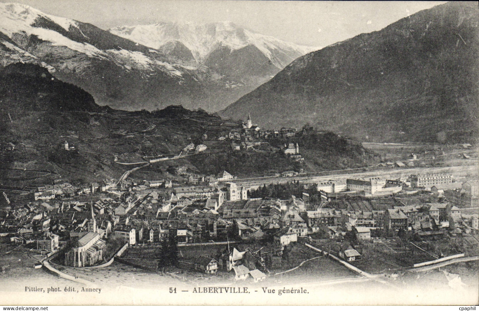 CPA Albertville Vue Generale
