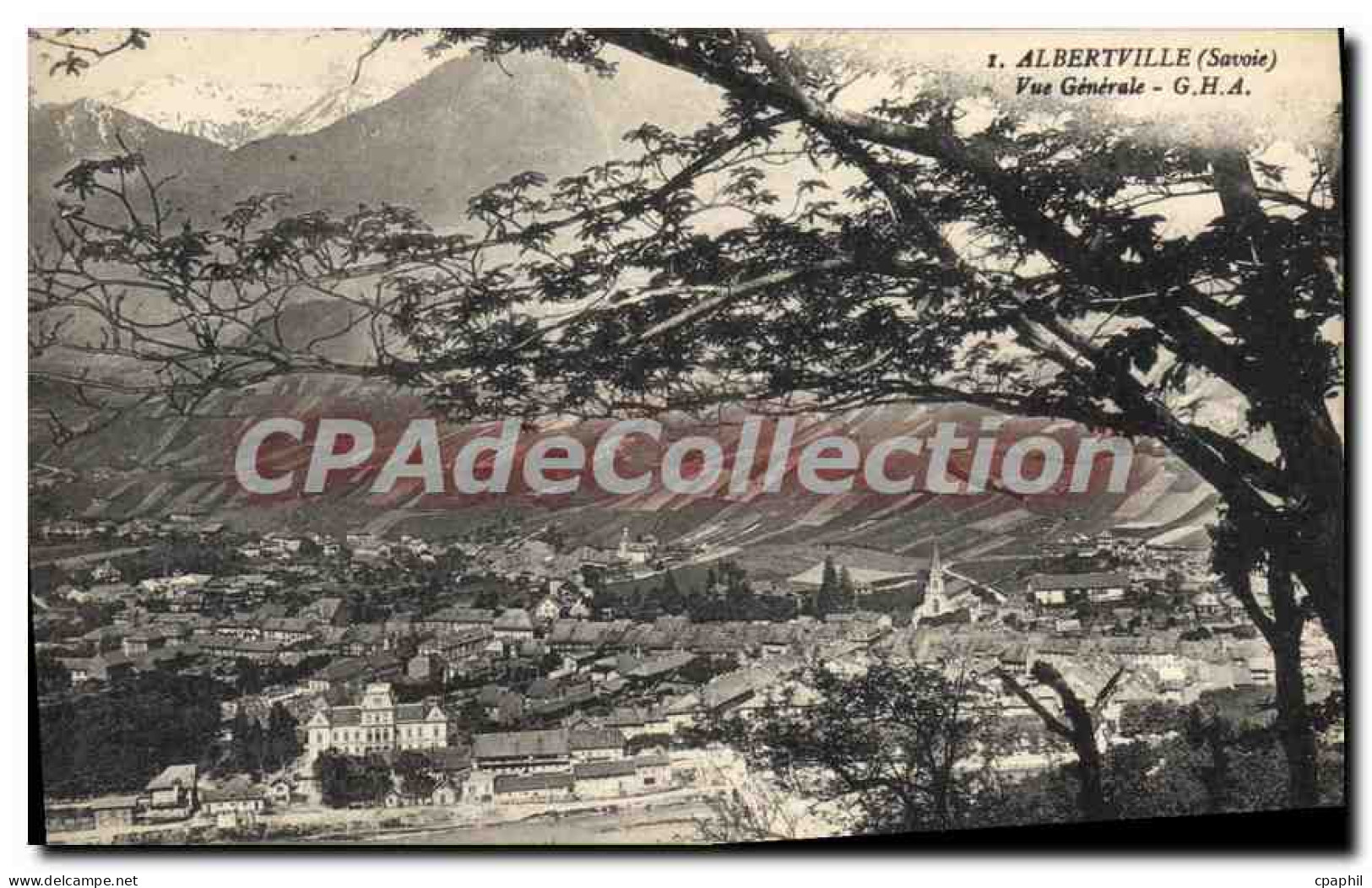 CPA Albertville Vue Generale