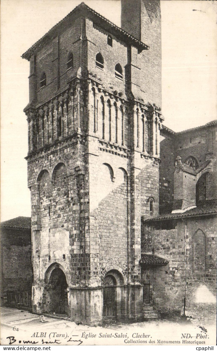 CPA Albi Eglise Saint Salvi clocher