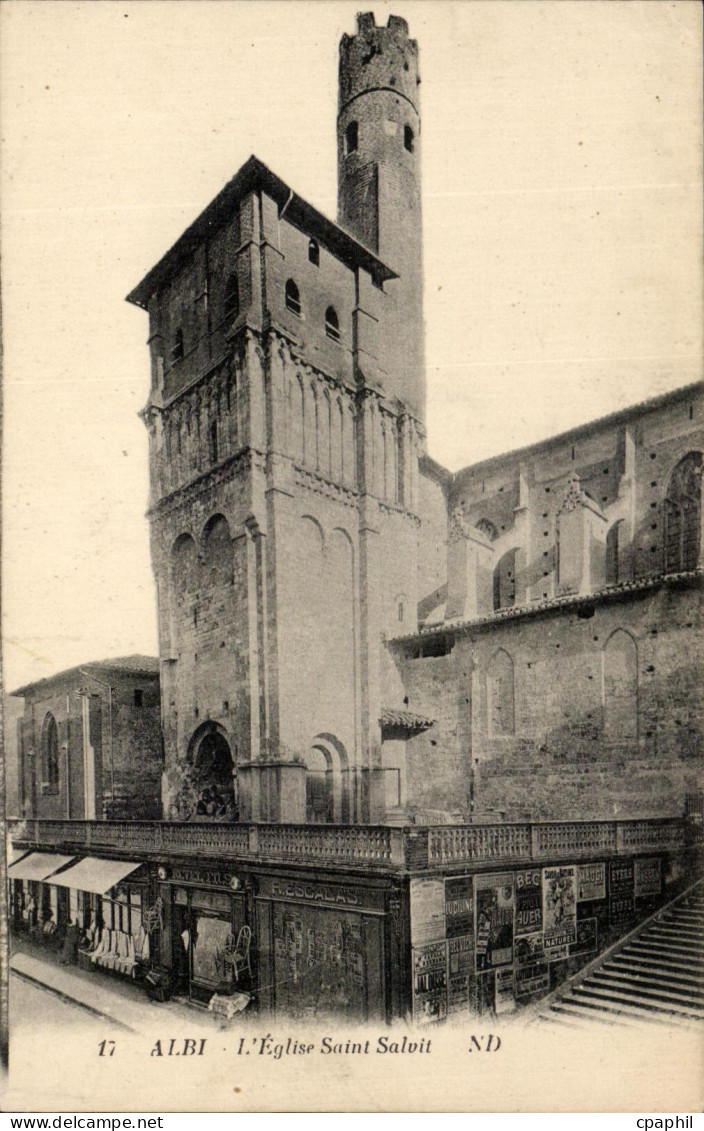 CPA Albi L'eglise Saint Salvit