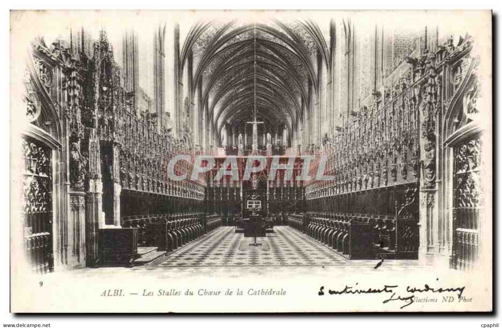 CPA Albi Les Stalles du Choeur de la Cathedrale