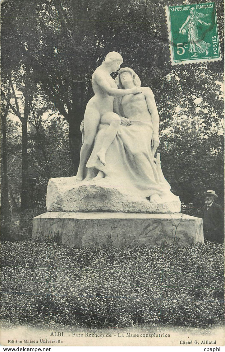 CPA Albi Parc Rochegude La Muse Consolatrice