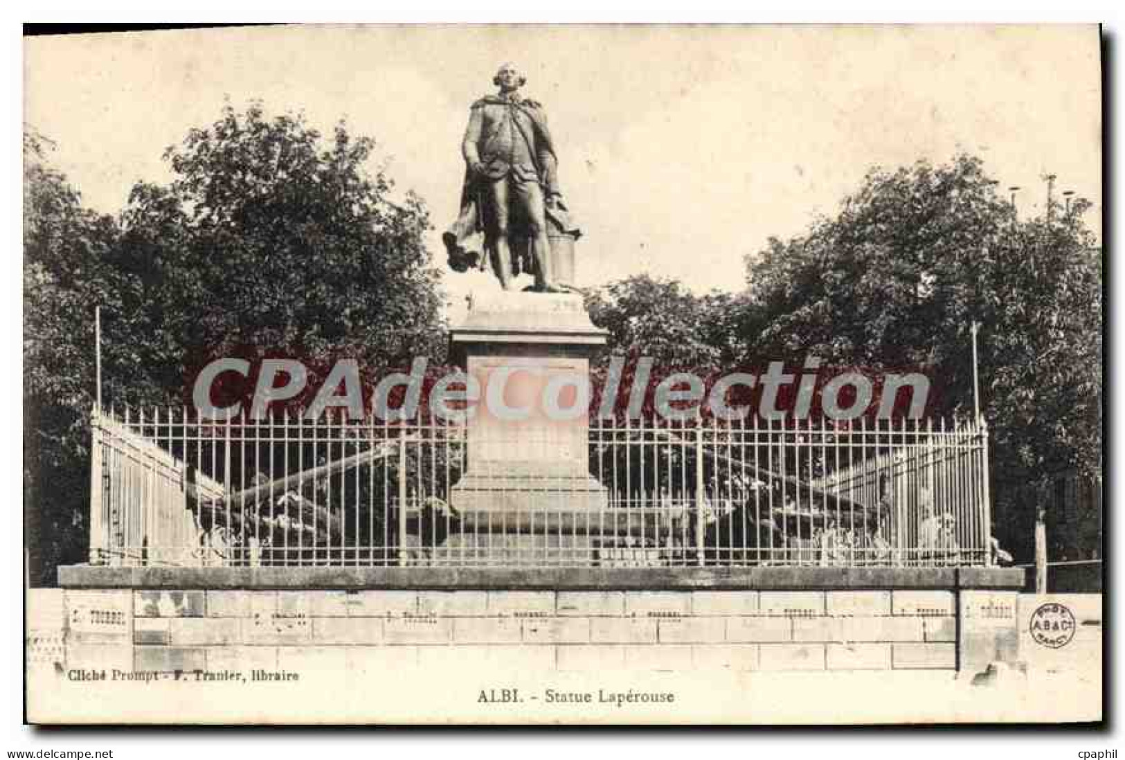 CPA Albi Statue Laperouse