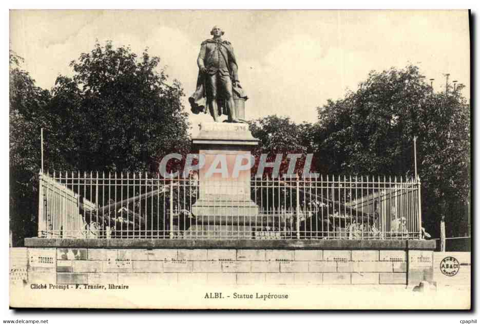 CPA Albi Statue Laperouse