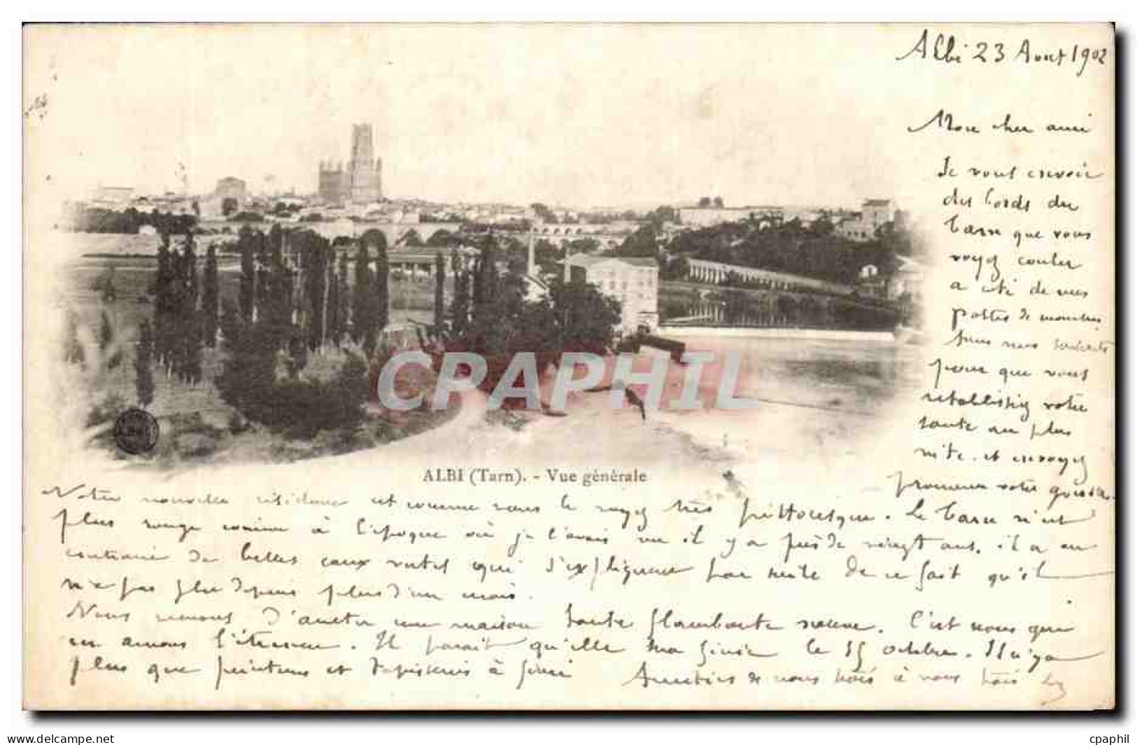 CPA Albi Vue Generale