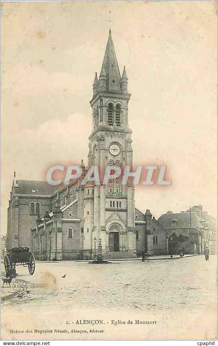 CPA Alencon Eglise de Montsort