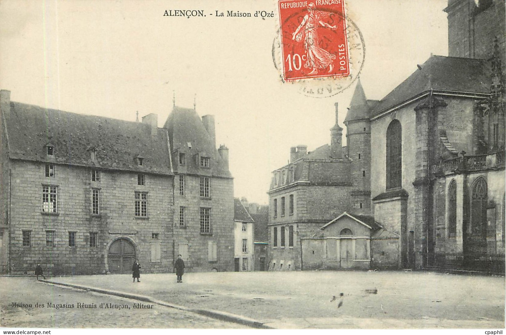 CPA alencon-La maison d'Ozé