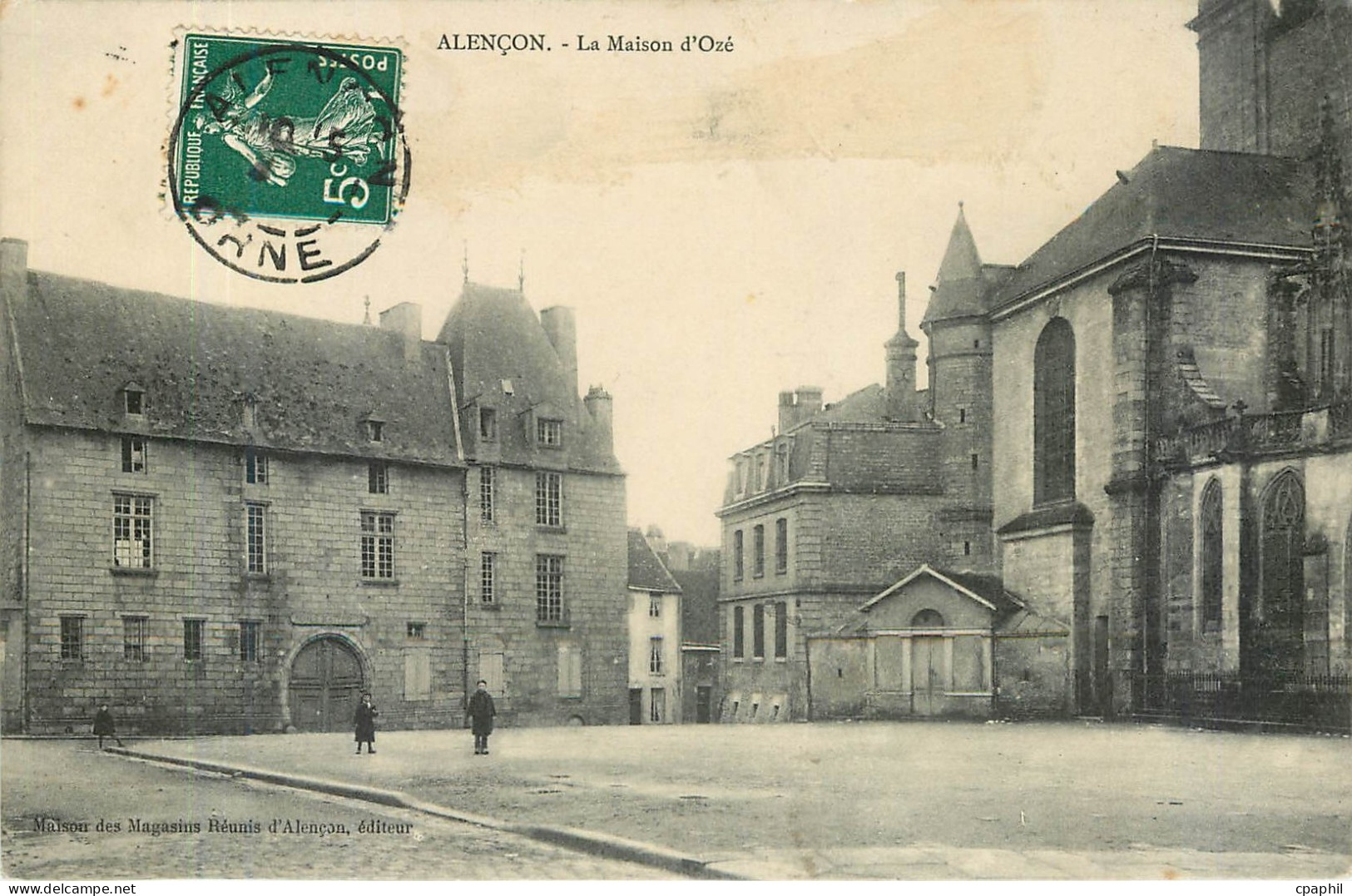 CPA alencon-La maison d'Ozé