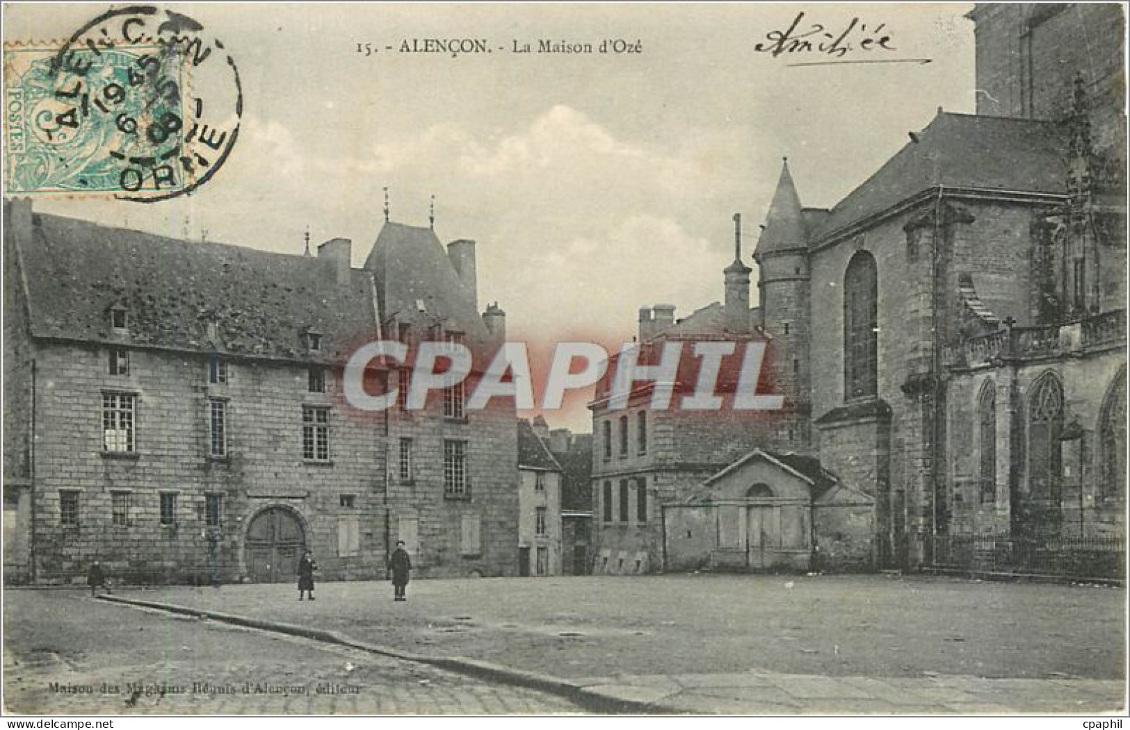 CPA alencon-La maison d'Ozé