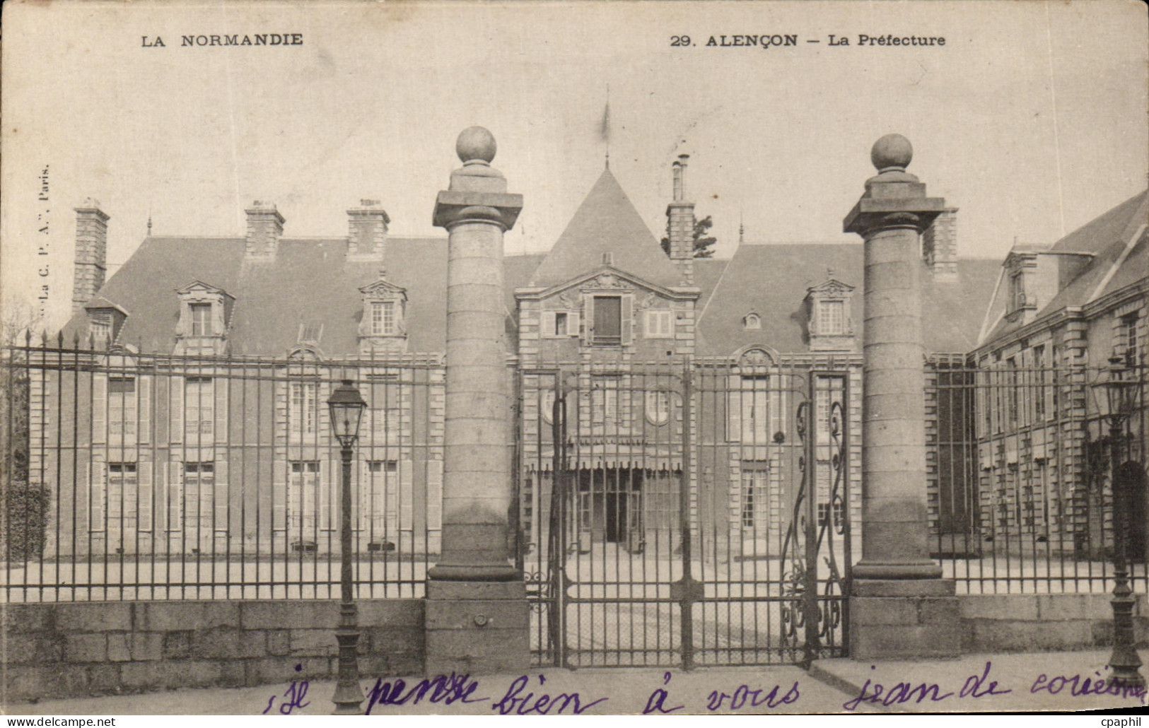 CPA Alencon La Prefecture