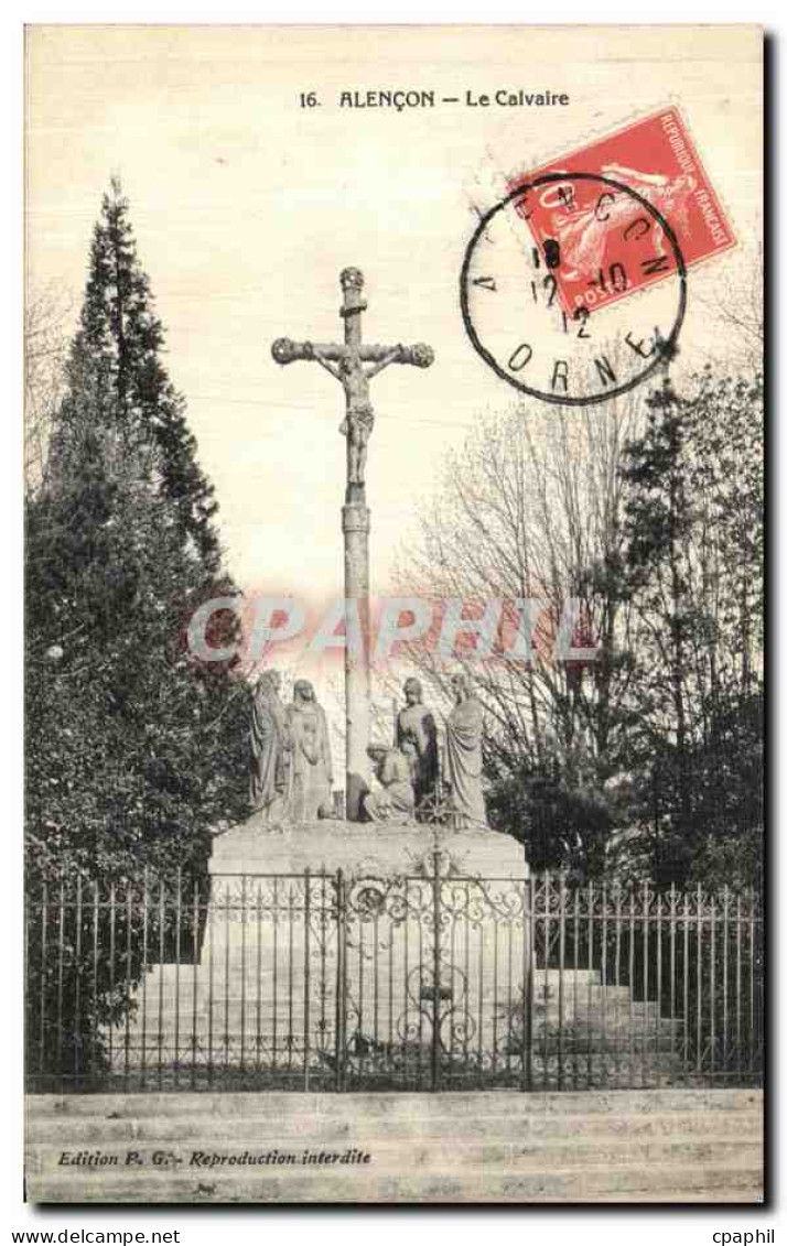 CPA Alencon Le Calvaire