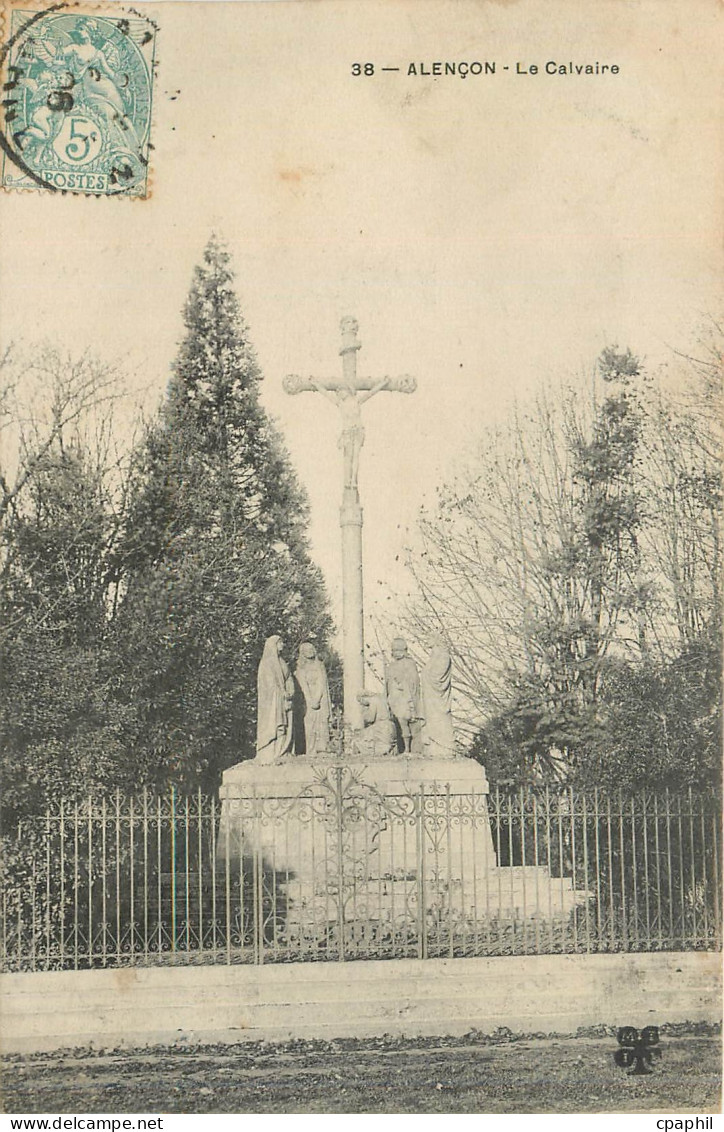 CPA Alencon Le Calvaire