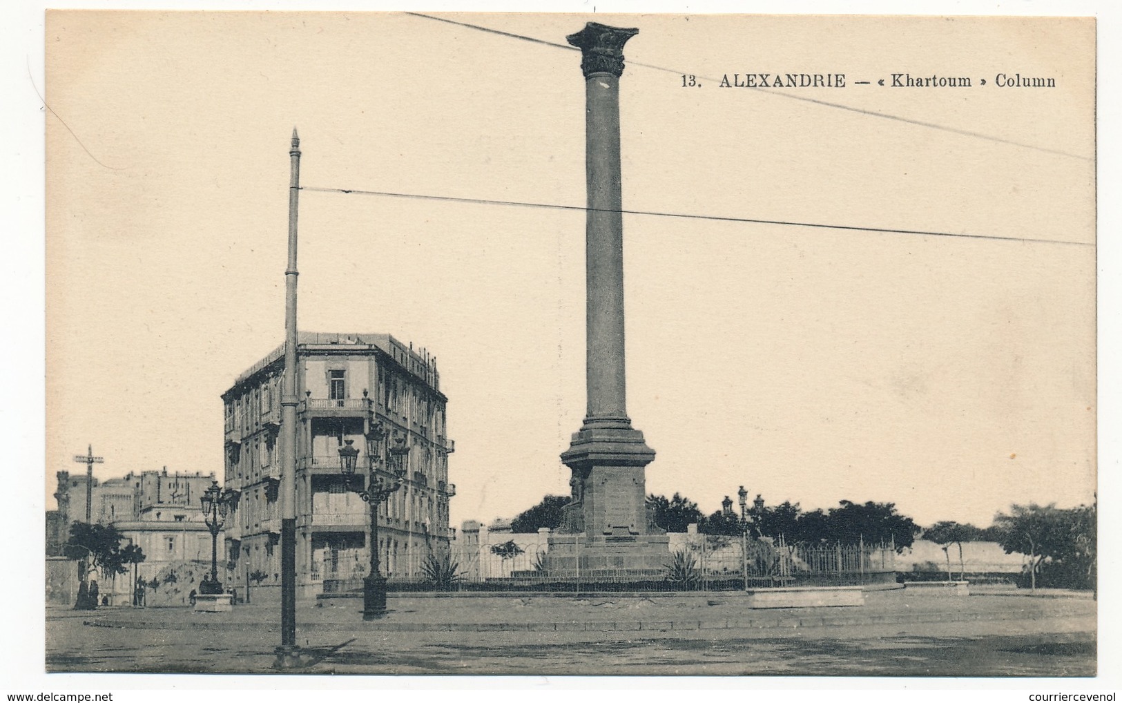 CPA - ALEXANDRIE (Egypte) - "Khartoum" Column