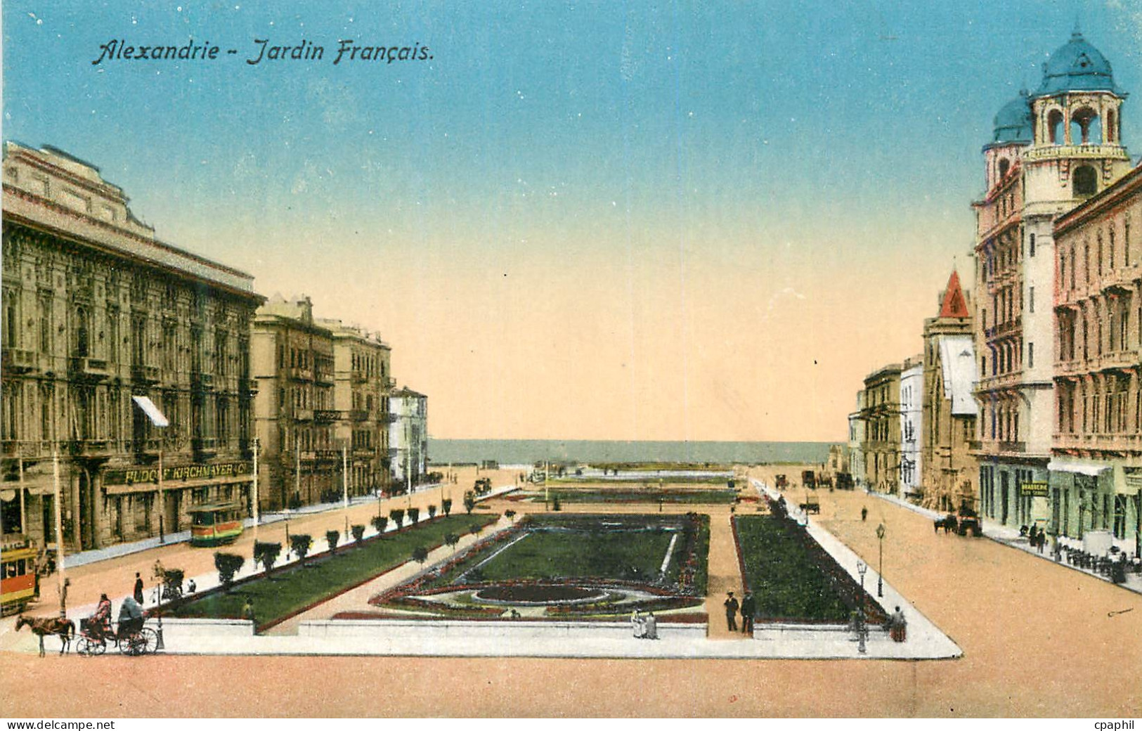 CPA Alexandrie Jardin Francais