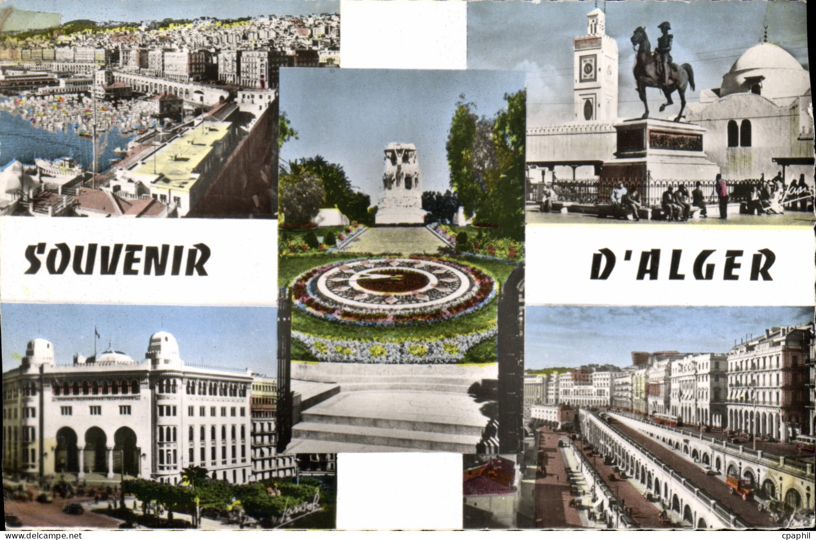 CPA ALGER souvenir