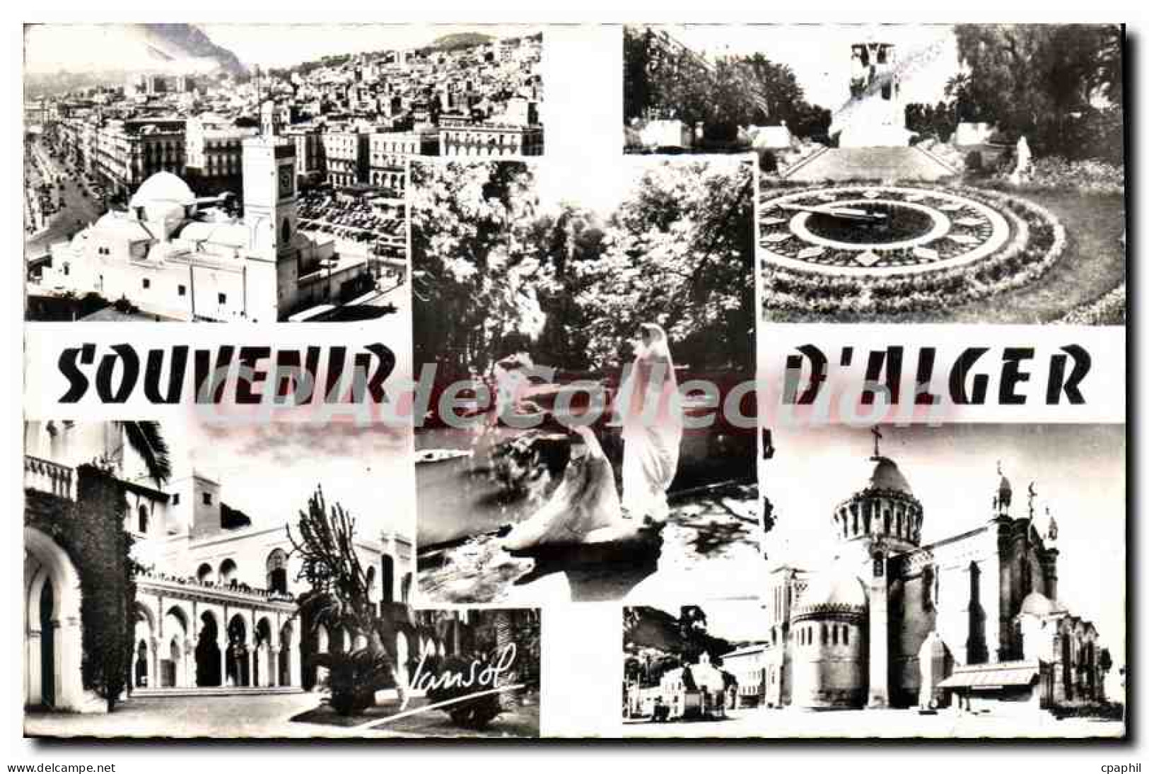 CPA ALGER souvenir