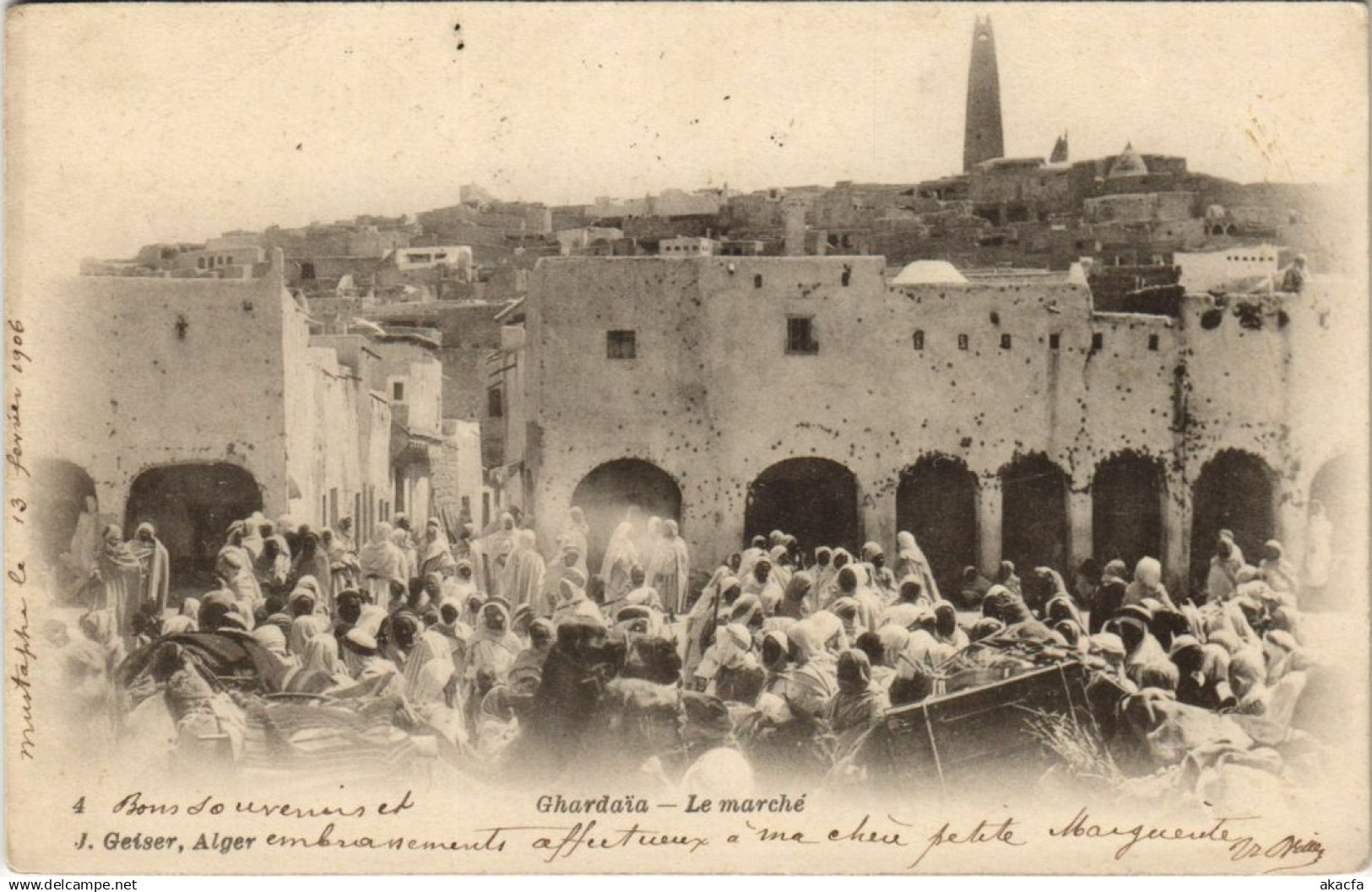 CPA ALGERIA GHARDAIA Le Marche (1088816)