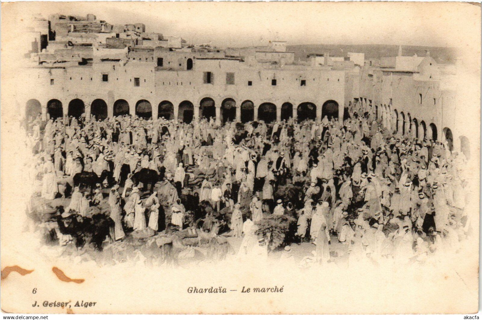 CPA ALGERIA GHARDAIA Le Marche (1357504)
