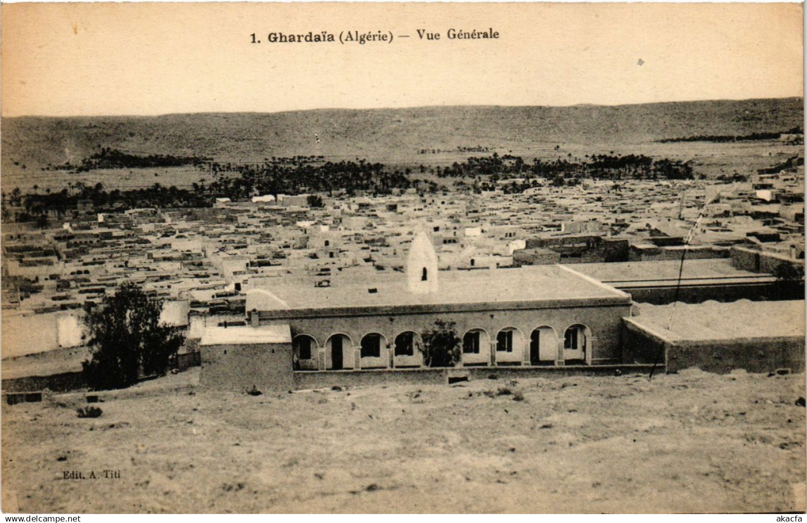CPA ALGERIA Ghardaia Vue Generale (786688)