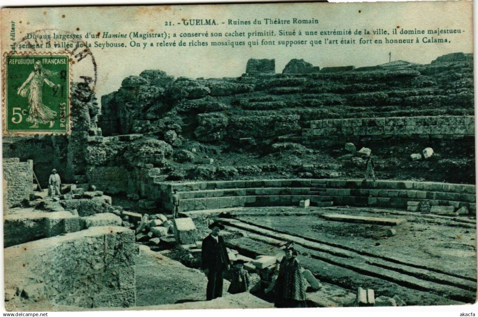 CPA ALGERIA Guelma-Ruines du Théatre Romain (237019)